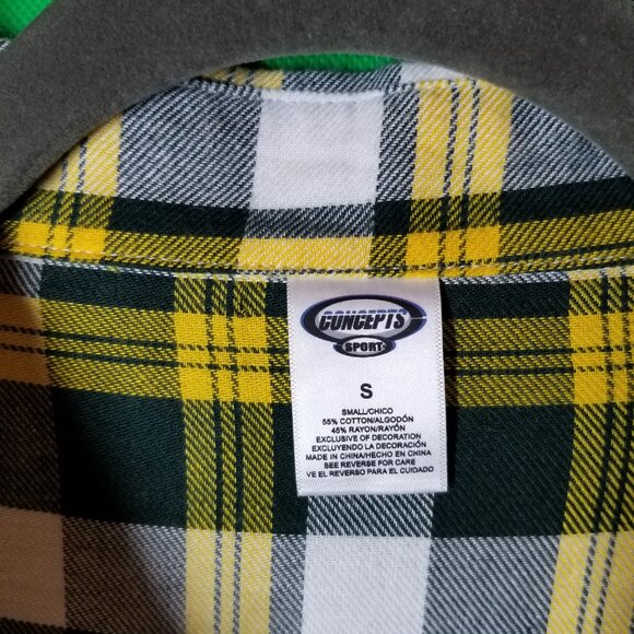 Concepts Sports Oregon State Ducks Shirt Women's Small Flannel Long Sleeve - Picture 6 of 7